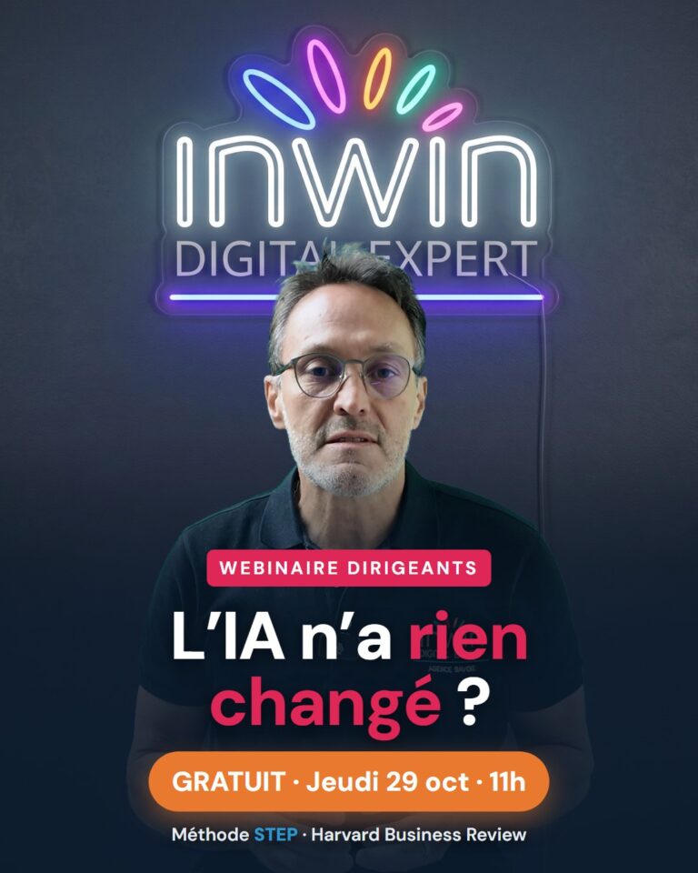 Webinaire Inwin le 29 Octobre 2026 sur l'IA