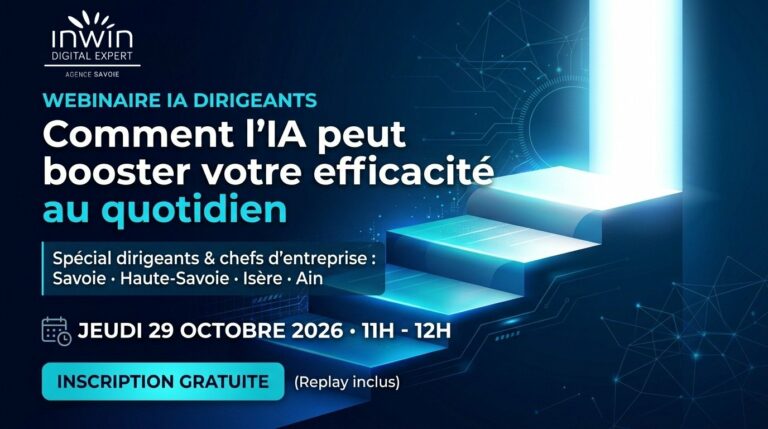 Webinaire IA dirigeants – Comment l’IA peut booster votre efficacité au quotidien – jeudi 29 octobre 2026, 11h-12h – inscription gratuite